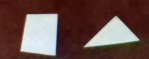 This is a square and a triangle